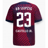 RB Leipzig Castello Lukeba #23 Gostujuci Dres 2023-24 Kratak Rukav
